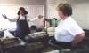 IMAGE: Ali and Heidi having fun in the kitchen
